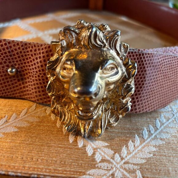 Vintage Judith Leiber Lion Belt